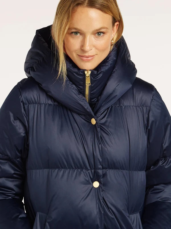 Beaumont Night Blue Mathie Long Coat