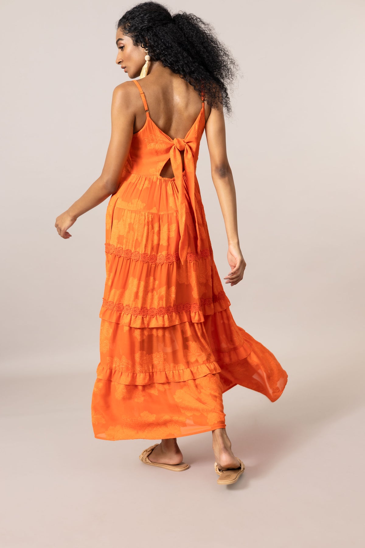 Emily Lovelock Tigerlilly Orange Shelby Dress