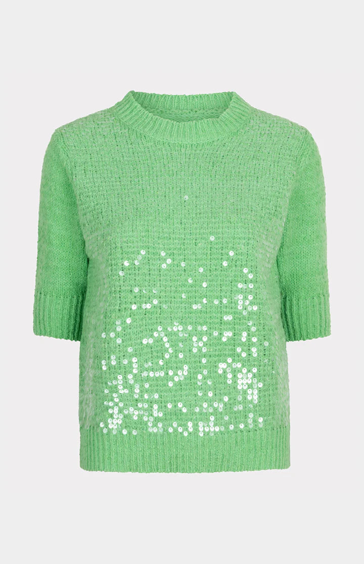 Esqualo Green S/S Squins Sweater