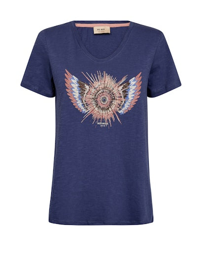Mos Mosh Crown Blue Romi Gethi O-SS Glam Tee 