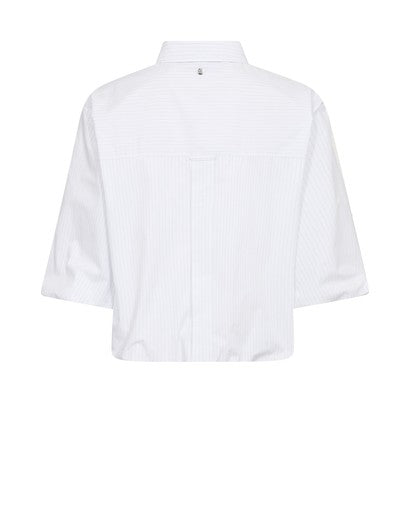 Mos Mosh Striped Bright White Maxime Nylah Shirt