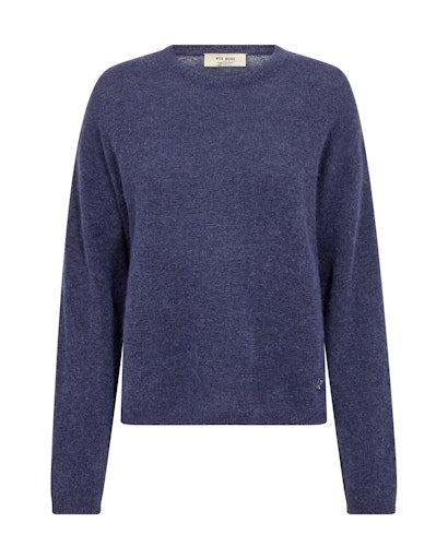 Mos Mosh Mape Crown Blue O-Neck Knit