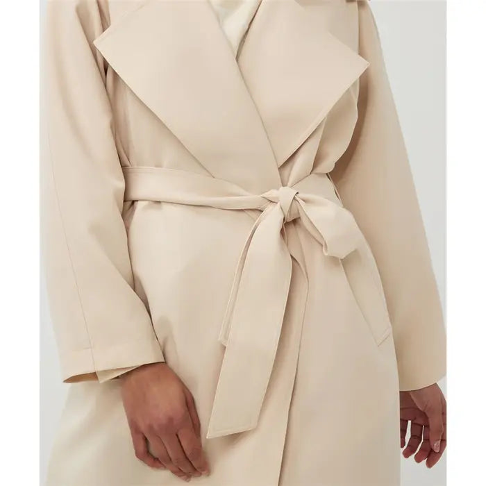 Esqualo Sand Long Basic Coat
