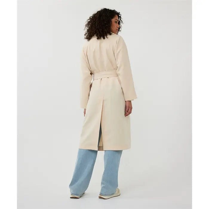 Esqualo Sand Long Basic Coat