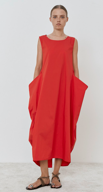 MeiMeiJ Contemporary Red Dress