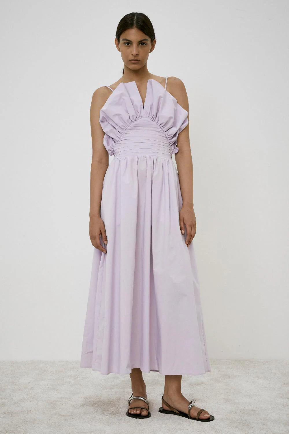 MeiMeiJ Cotton Lavender Dress