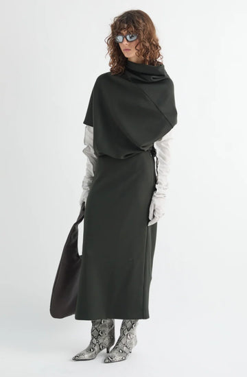 MeiMeiJ Kniited Dark Forrest Dress
