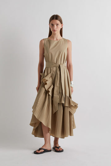 MeiMeiJ Taos Taupe Dress