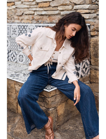 Molly Bracken Baggy Drawstring Jeans