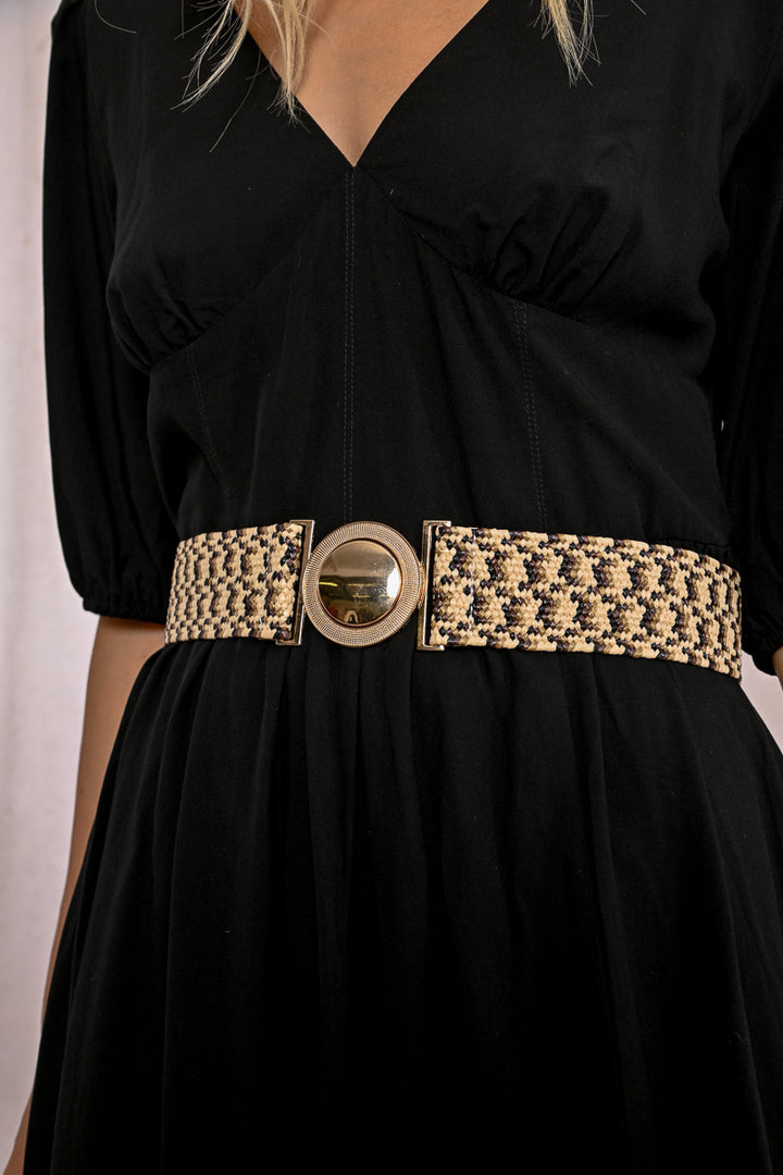 Molly Bracken Beige Front Closure Belt