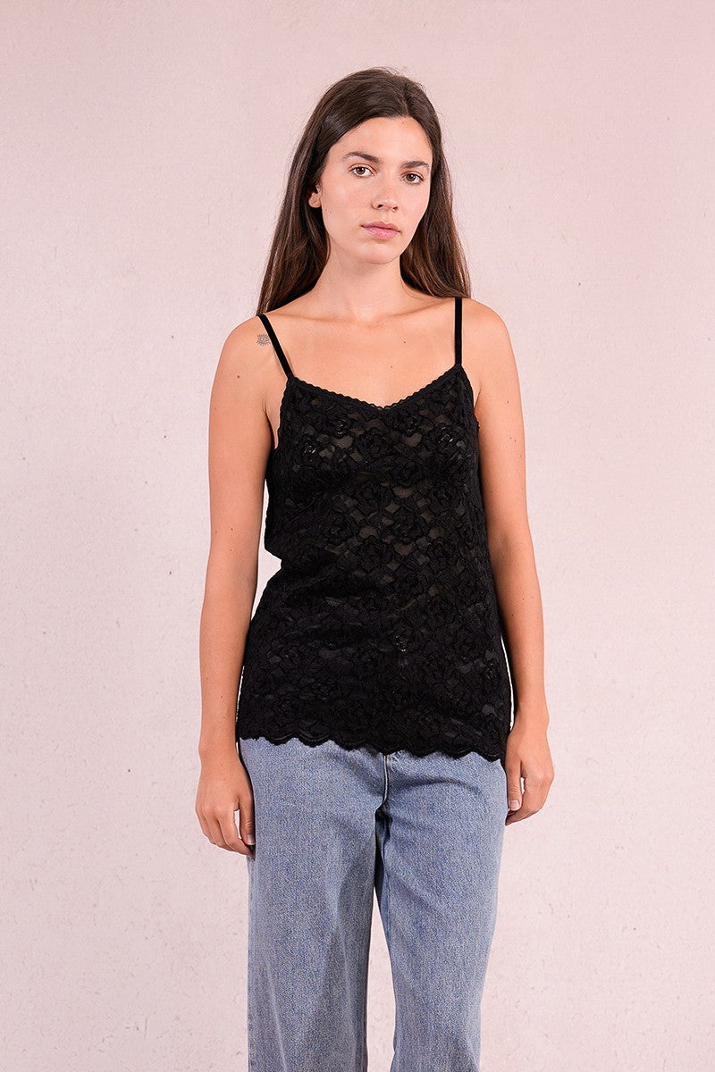 Molly Bracken Black Lace Camisole