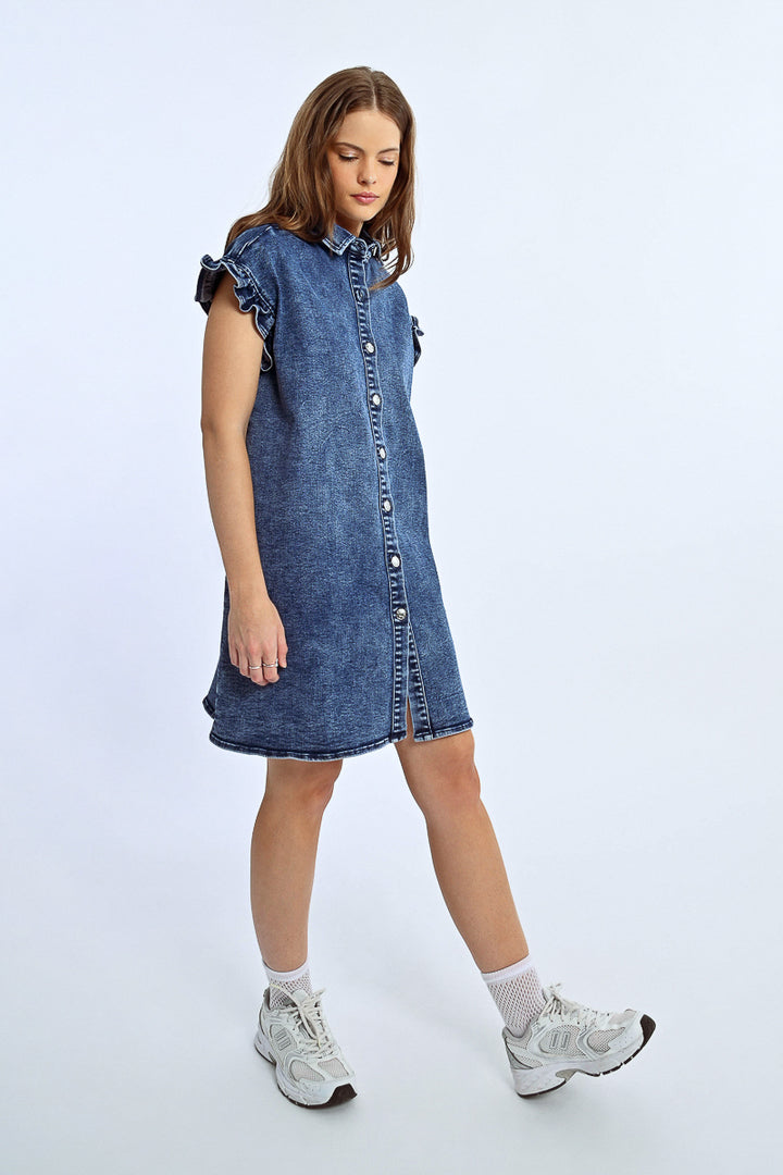Molly Bracken Denim Blue Dress