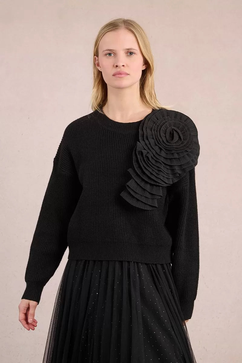 Molly Bracken Fancy Black Sweater