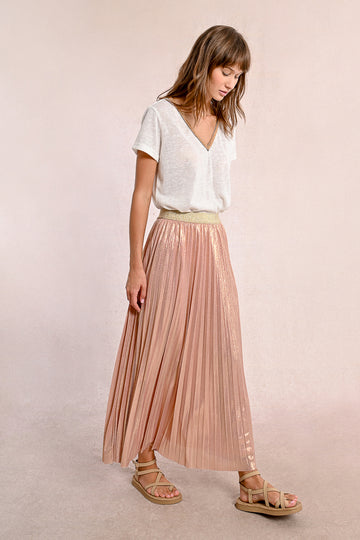 Molly Bracken Light Pink Knitted_Skirt