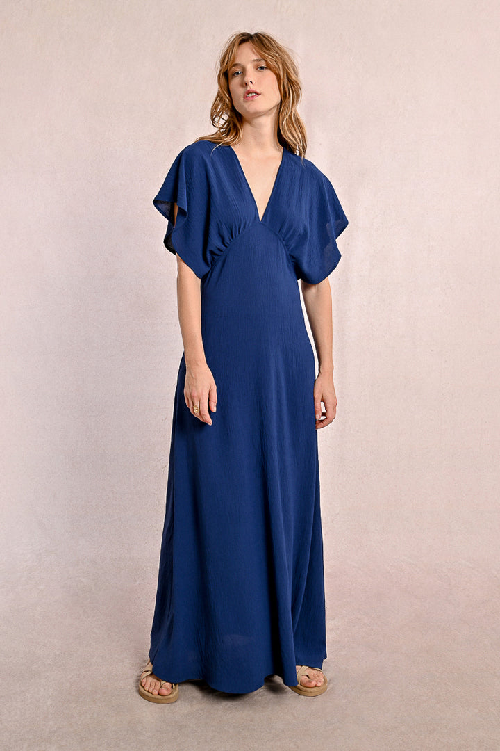 Molly Bracken Navy Blue Maxi Dress