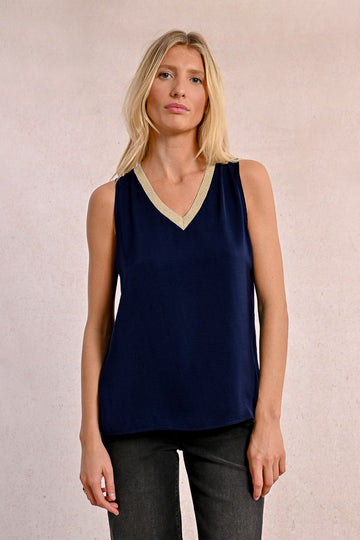 Molly Bracken Navy Blue T-shirt