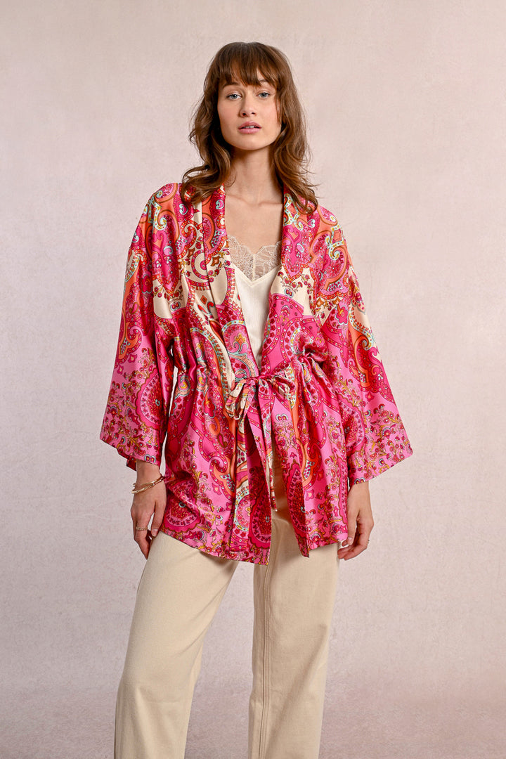 Molly Bracken Pink Daphne Kimono