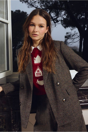 Molly Bracken Plaid Wool Jackets