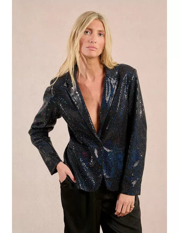 Molly Bracken Sequin Black Blazer