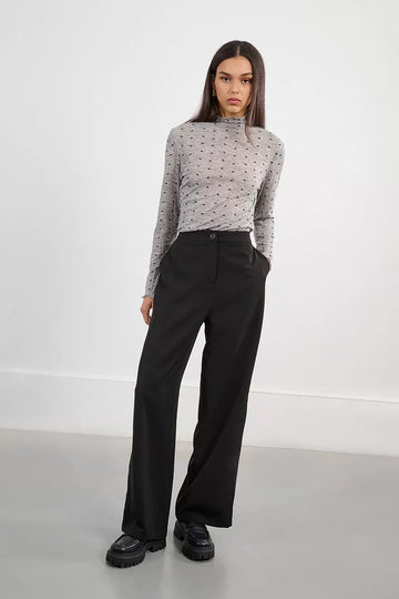 Molly Bracken Straight Black Trousers