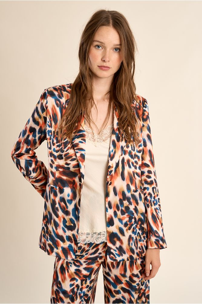 Molly Bracken Straight Printed BlazerMolly Bracken Straight Printed Blazer