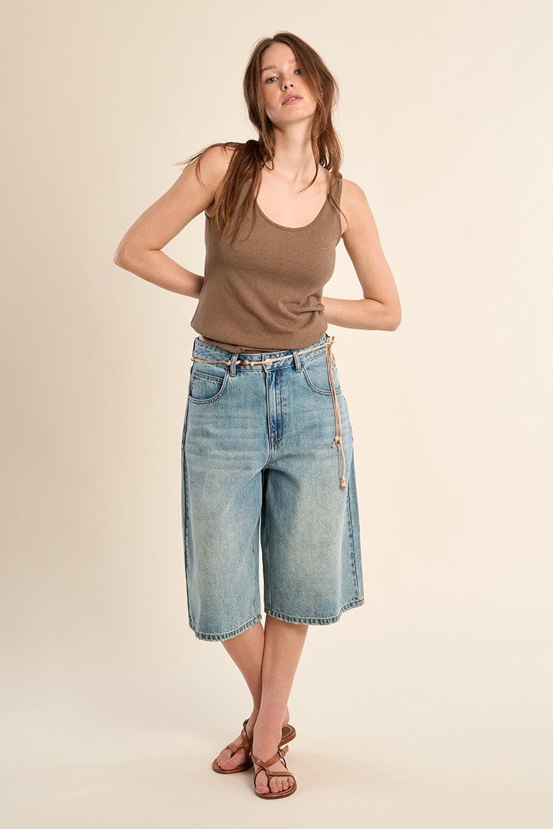 Molly Bracken Terry Cloth Tank Top