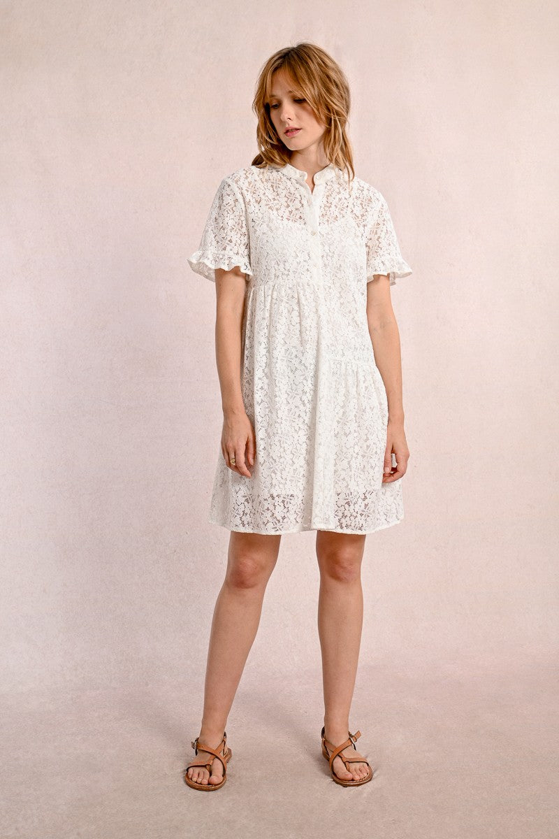 Molly Bracken White Lace Dress