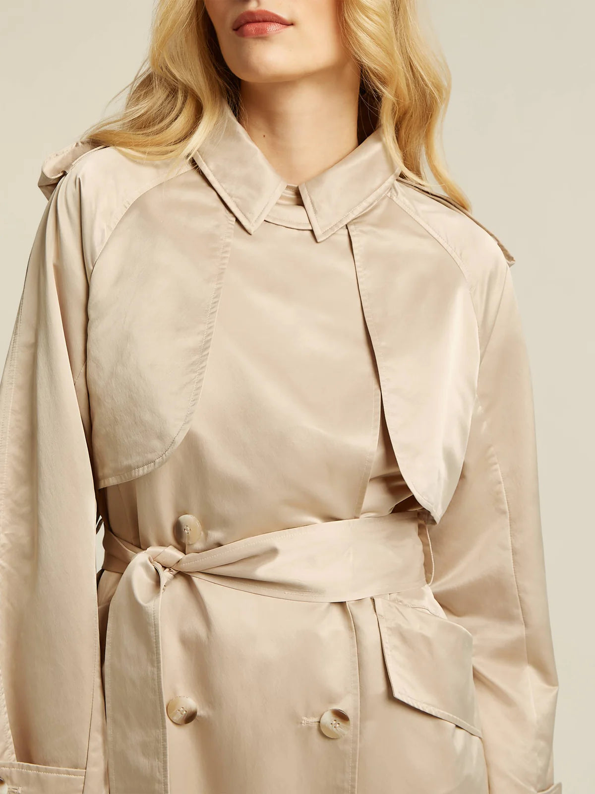Beaumont Soft Caramel Monica Trench Coat