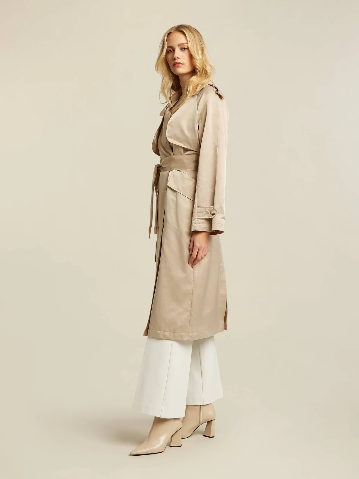 Beaumont Soft Caramel Monica Trench Coat