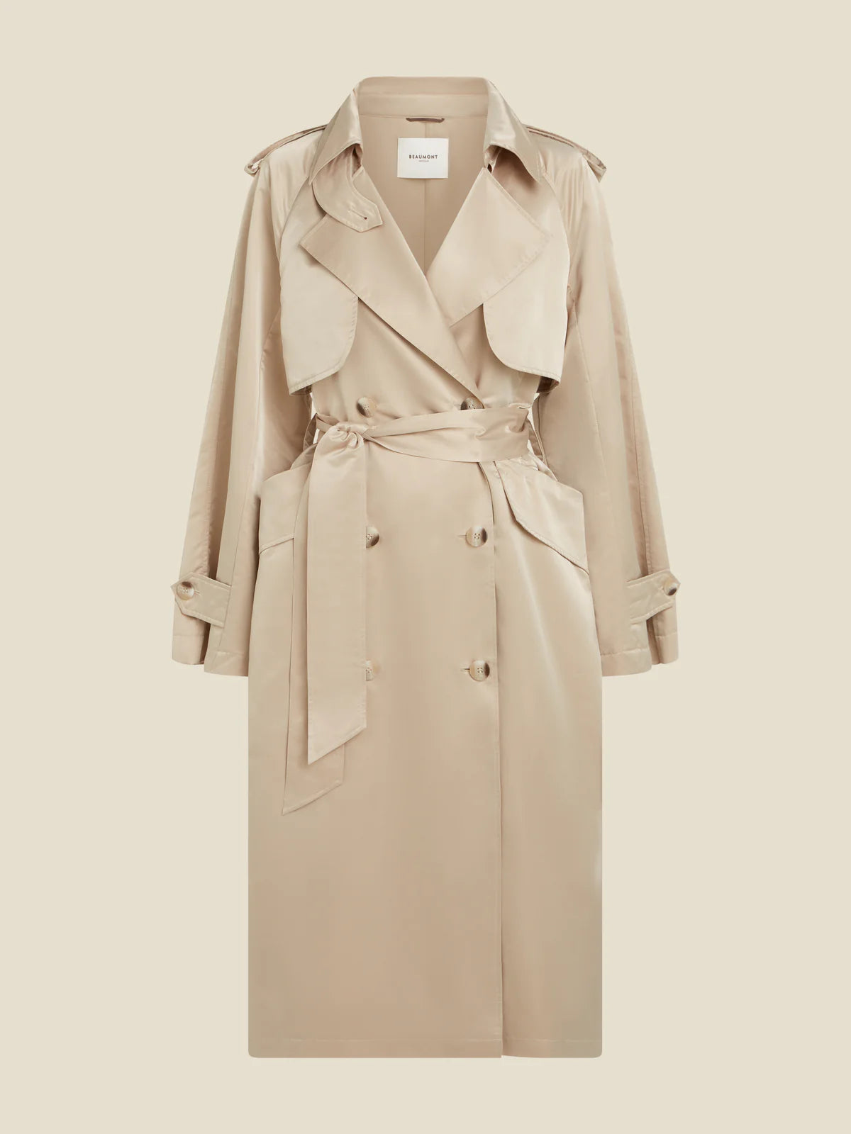 Beaumont Soft Caramel Monica Trench Coat