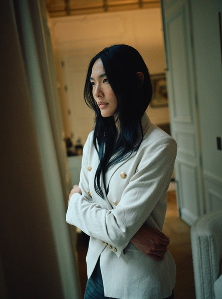 Mos Mosh Beige Beliz Jolene Linen Blazer