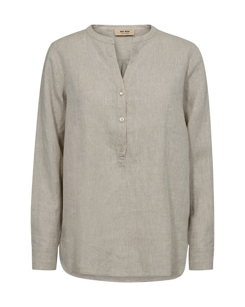 Mos Mosh Cement Danna Linen Blouse