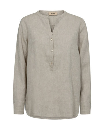 Mos Mosh Cement Danna Linen Blouse