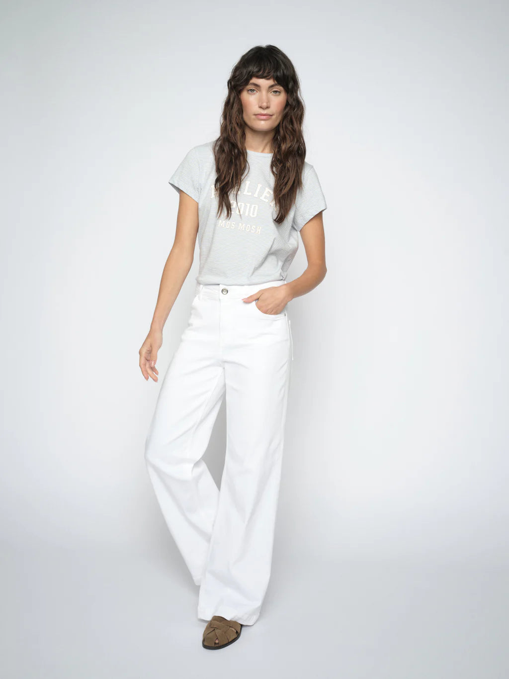 Mos Mosh Dara Deluxe Brilliant White Jeans