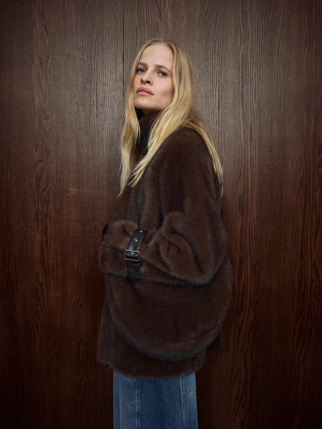 Mos Mosh Delicioso Nanette Faux Fur Jacket
