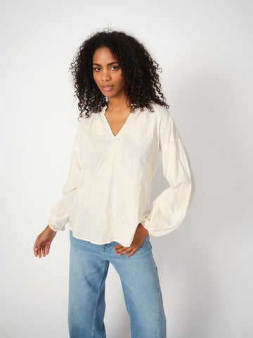 Mos Mosh Ecru Ashi Voila Blouse