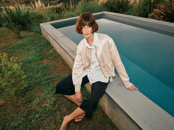 Mos Mosh Gold Cate Elna Jacket Sheer Bliss