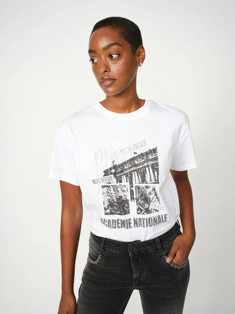 Mos Mosh Livia O-SS White Tshirt