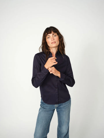 Mos Mosh Maritime Blue Tina Jersey Shirt