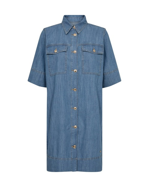 Mos Mosh Mid Blue Denim Dress