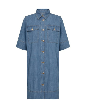 Mos Mosh Mid Blue Denim Dress