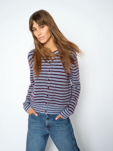 Mos Mosh Port Royal Milvi Stripe Cardigan