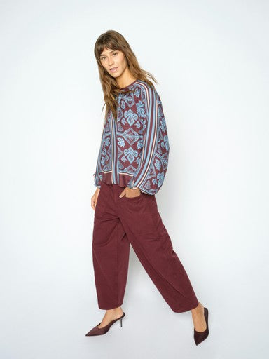 Mos Mosh Port Royale Rosy Via Pant - Ankle