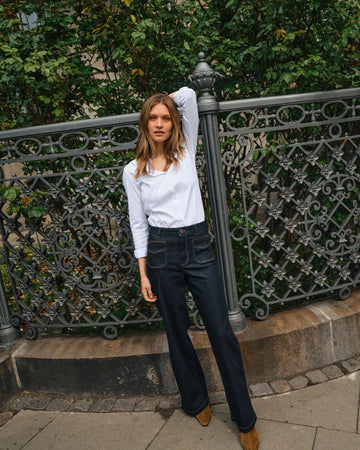 Mos Mosh Tina White Jersey Shirt