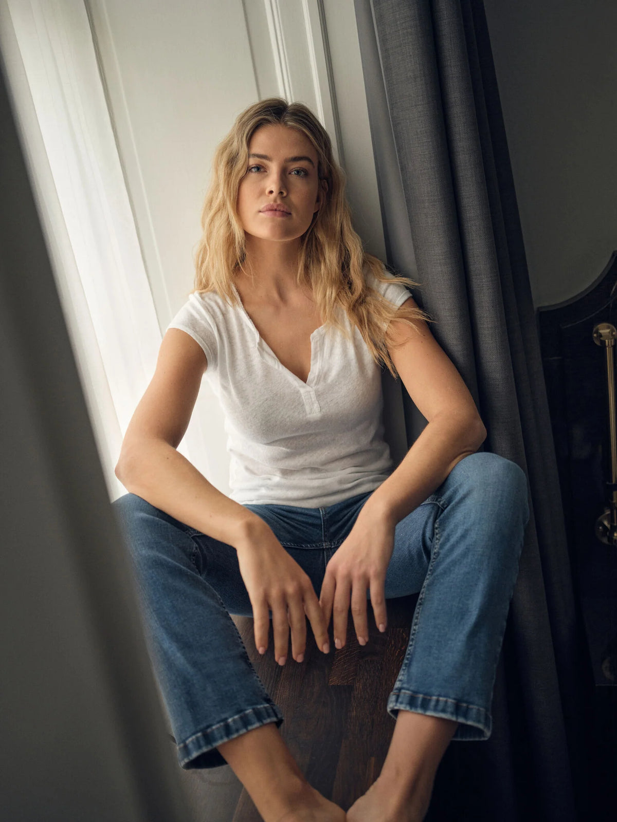 Mos Mosh Troy White T Shirt