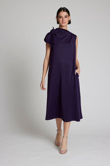 Moskada Morado Aubergine Laura Dress