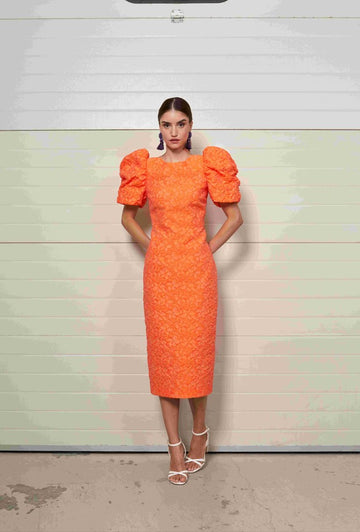 Moskada Orange Carmona Dress