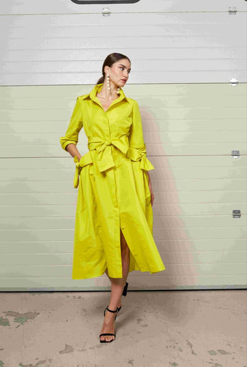 Moskada Yellow Tazones Dress
