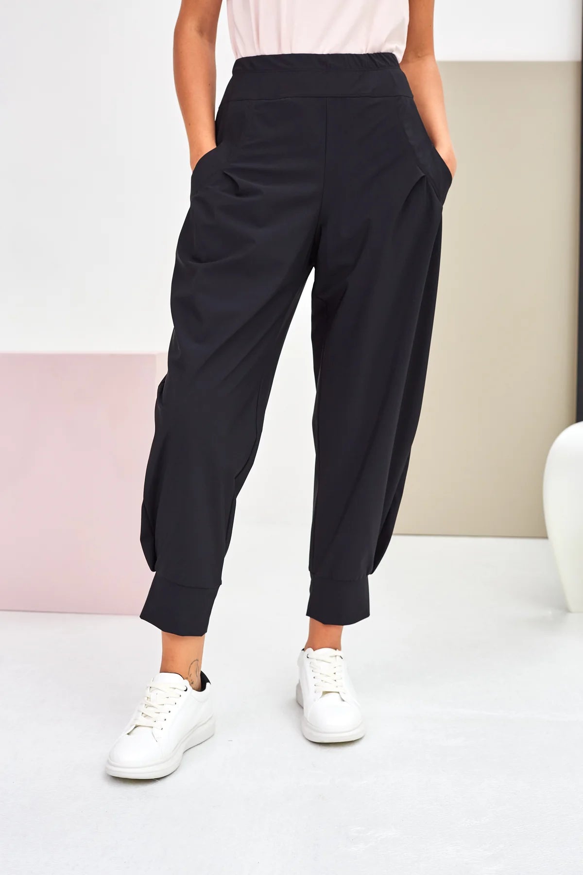 Naya Black Cuff Trouser