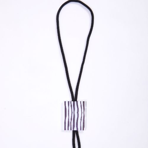 Naya Stripe Square Necklace